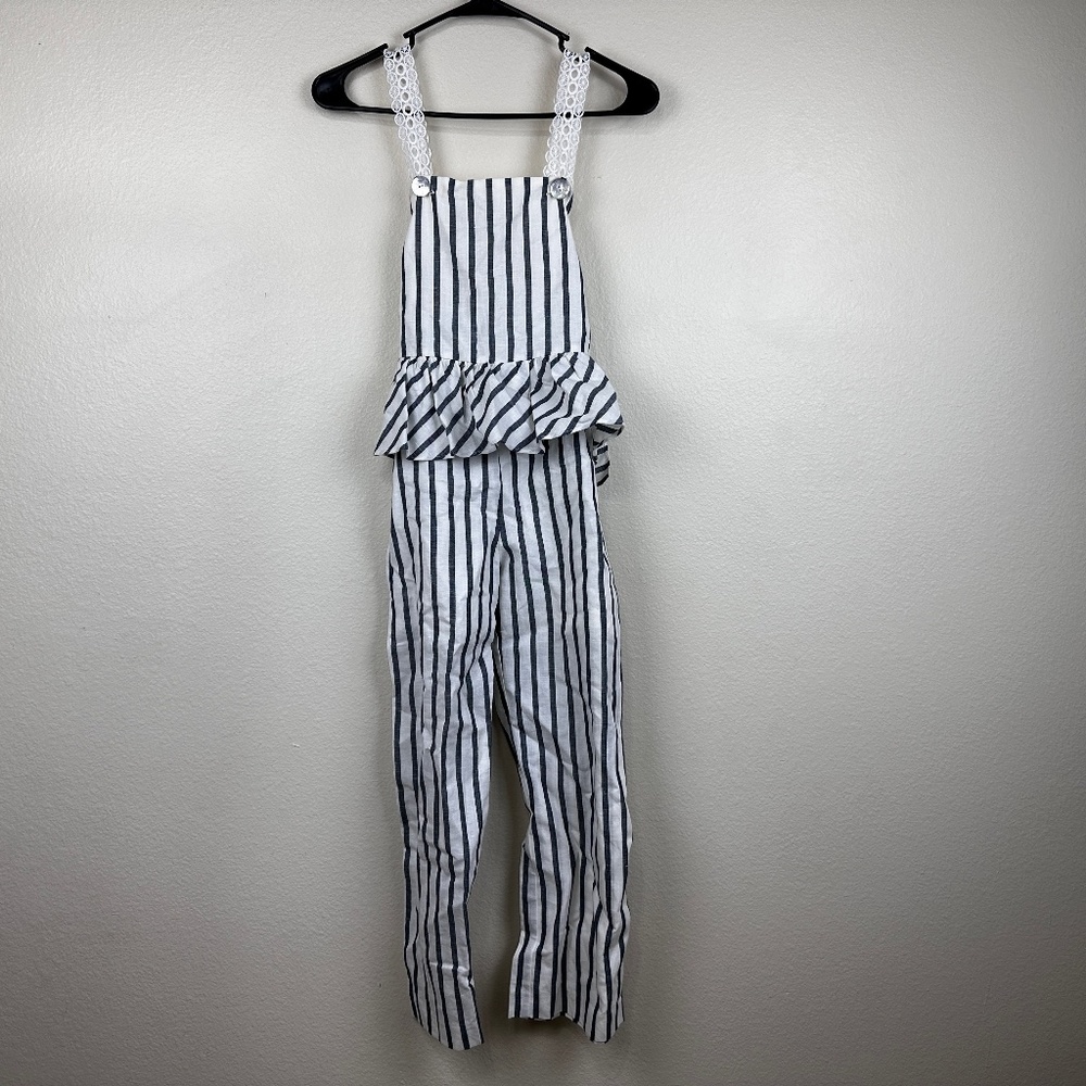 Abel and Lula Stripped Jumpsuits big girl 10